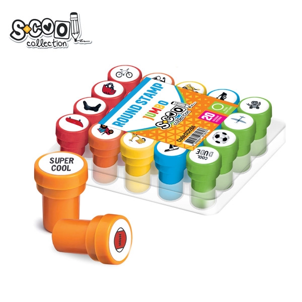 PEČAT S-COOL DJEČIJI OKRUGLI 4 SETA SC2284