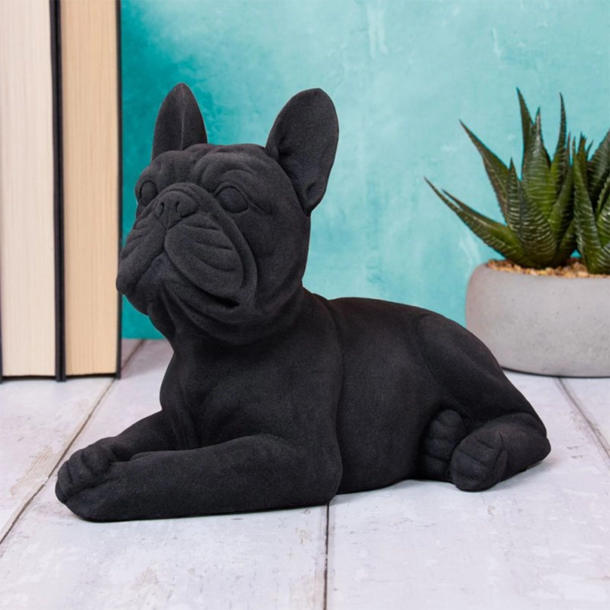 FIGURA LESSER BLACK VELVET FRENCH BULLDOG LP48494