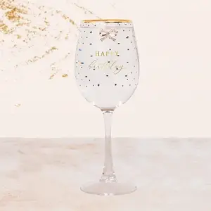 ČAŠA ZA VINO LESSER HAPPY BIRTHDAY LP72634