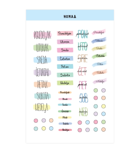 STIKERI ZA PLANER NEDELJNI NOMAD STIKERI 1