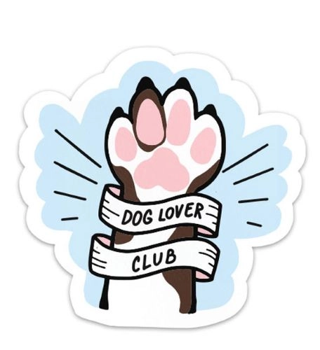 STIKERI NOMAD DOG LOVER PLAVI