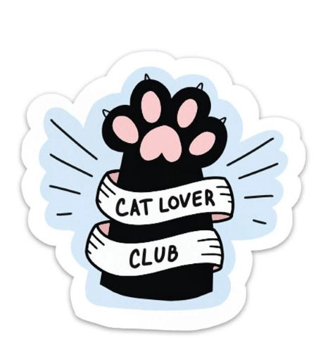 STIKERI NOMAD CAT LOVER CLUB