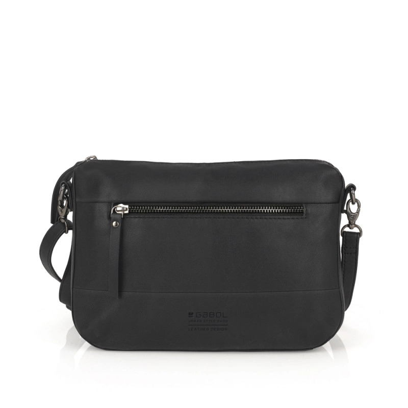 TORBA ŽENSKA KOŽNA GABOL S DHARMA BLACK 700100