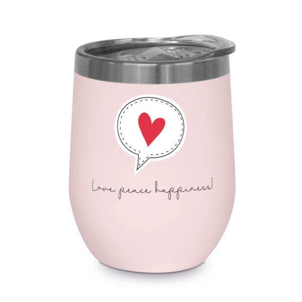 ŠOLJA TERMOS 350ML PPD LOVE, PEACE, HAPPINESS 580502072