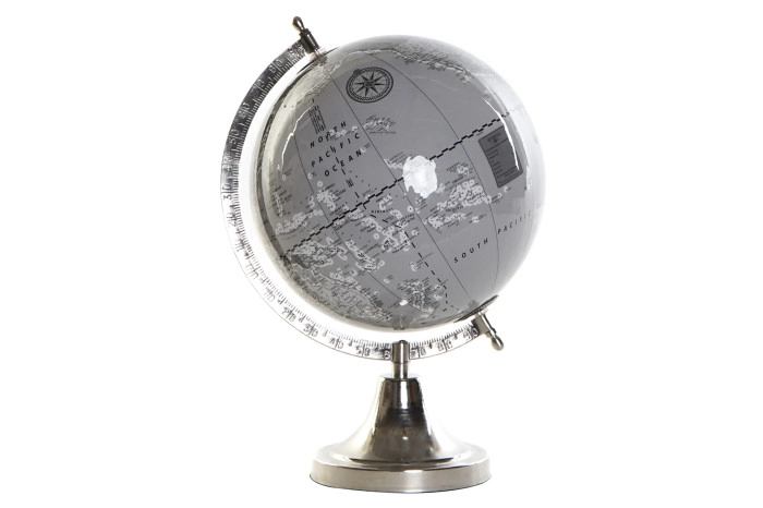 GLOBUS ITEM ALUMINIUM PVC 23X20X32 SPARKLY GREY DH-174805