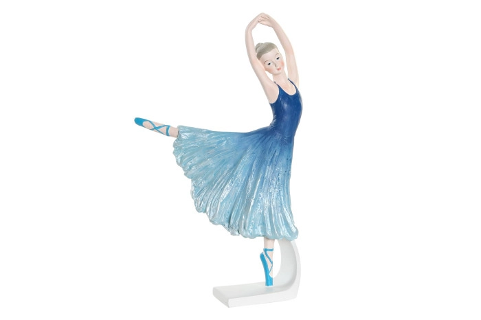 UKRASNA FIGURA BALERINA ITEM 13X6X23 BLUE FD-190317