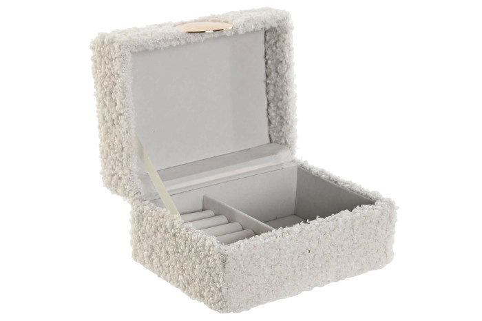 KUTIJA ZA NAKIT ITEM 15,5X11X9 BORREGUITO WHITE JO-209896