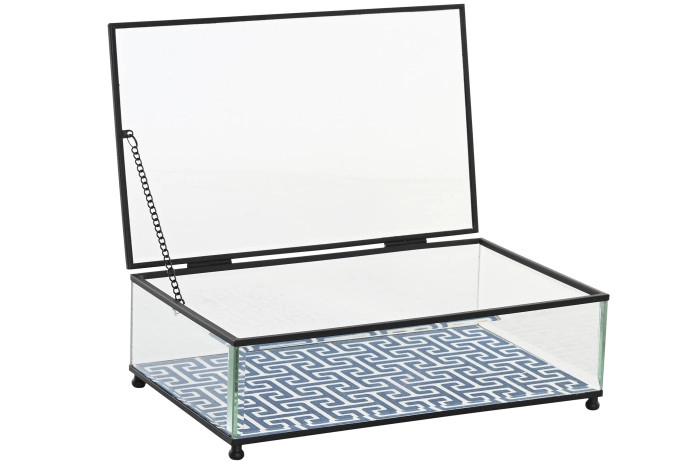 KUTIJA ZA NAKIT ITEM METAL 15X10X7,5 MOSAIC BLUE LM-204383