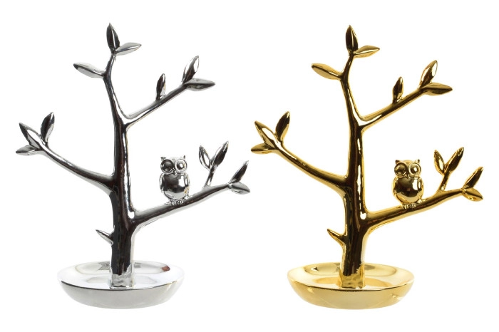 DRŽAČ ZA NAKIT DRVO ITEM 14X7X17 SPARKLY 2 MOD JO-210212