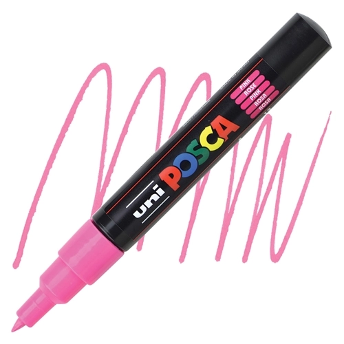 MARKER 0.7 UNI POSCA ROZI PC-1M 48863