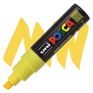 MARKER KOSI UNI POSCA ŽUTI PC-8K 48854
