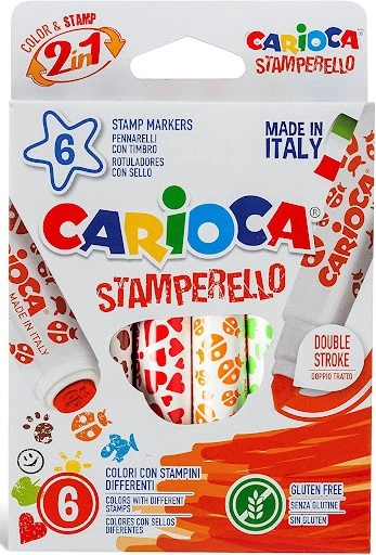 FLOMASTERI SA PEČATOM CARIOCA 42279 6/1