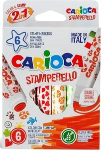 FLOMASTERI SA PEČATOM CARIOCA 42279 6/1