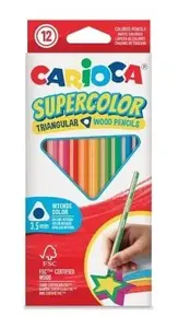 DRVENE BOJICE CARIOCA SUPERCOLOR TRIANG 43440 12/1