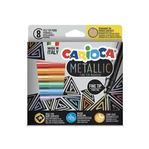 FINELINER METALLIC CARIOCA 43162 8/1