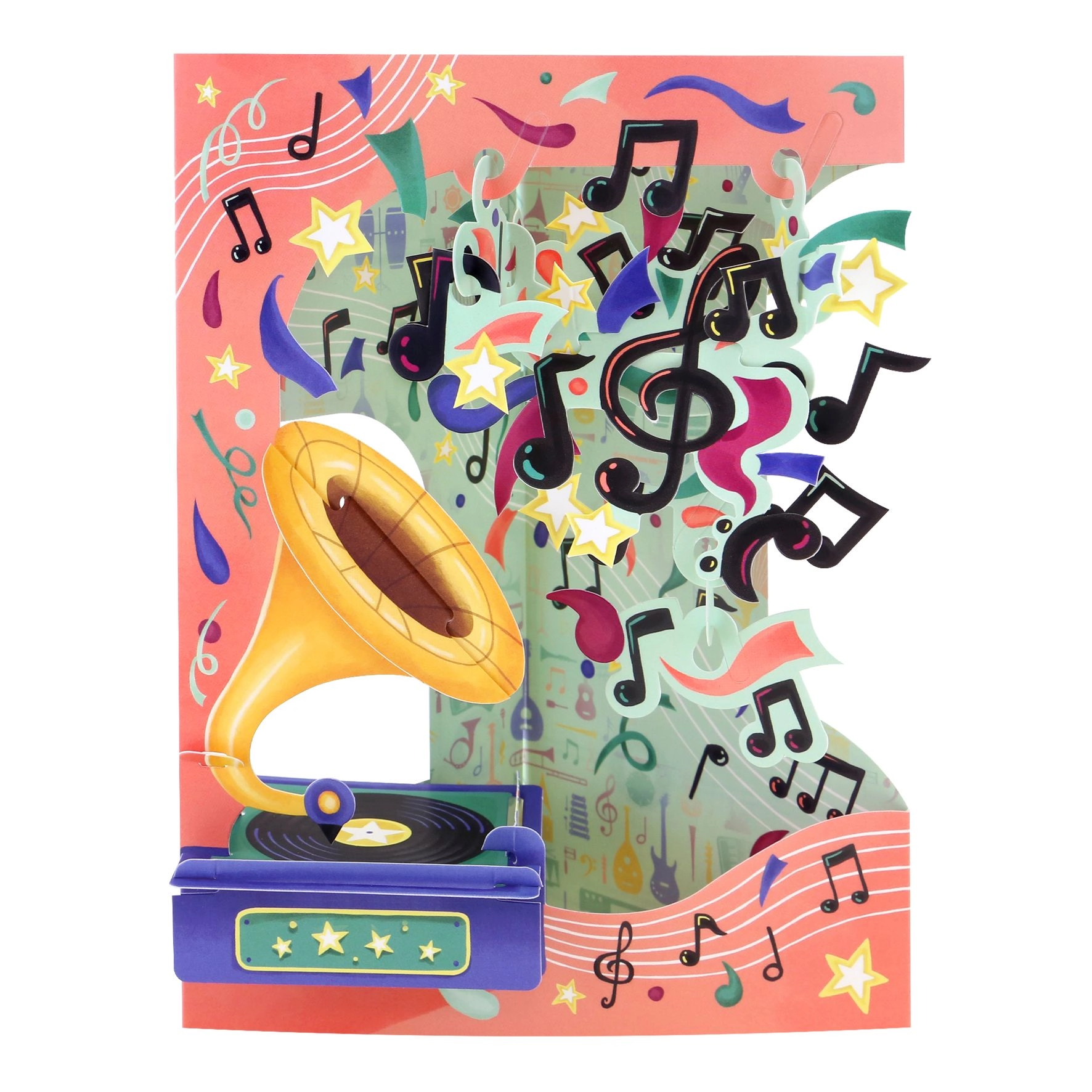 ČESTITKA SANTORO SWING CARDS MUSIC SC224