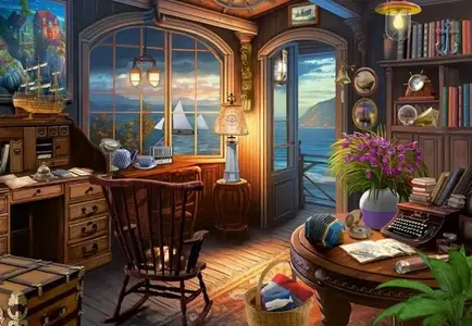 PUZZLE 1000 CASTOR SAILORS HOUSE C-105090-2