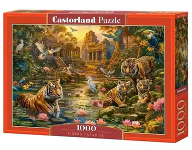 PUZZLE 1000 CASTOR TIGRES PARADISE C-105199-2