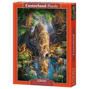 PUZZLE 1500 CASTOR WOLF IN THE WILD C-151707-2