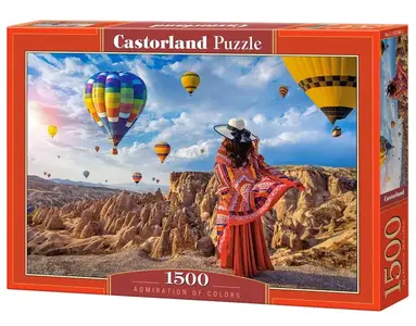 PUZZLE 1500 CASTOR ADMIRATION OF COLORS C-152148-2