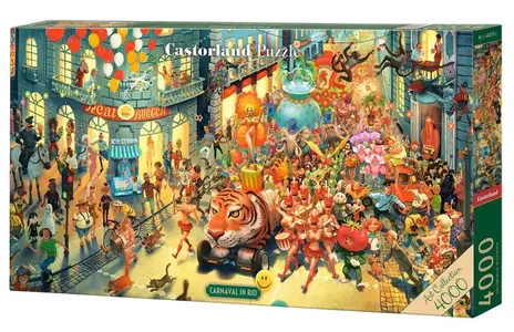 PUZZLE 4000 CASTOR CARNAVAL IN RIO C-400379-2