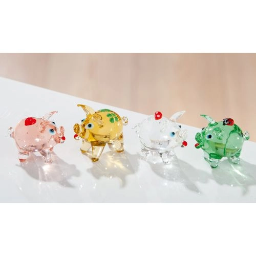 STAKLENA FIGURA PRASE GILDE 2,3X3,9X3,1 CM 27464