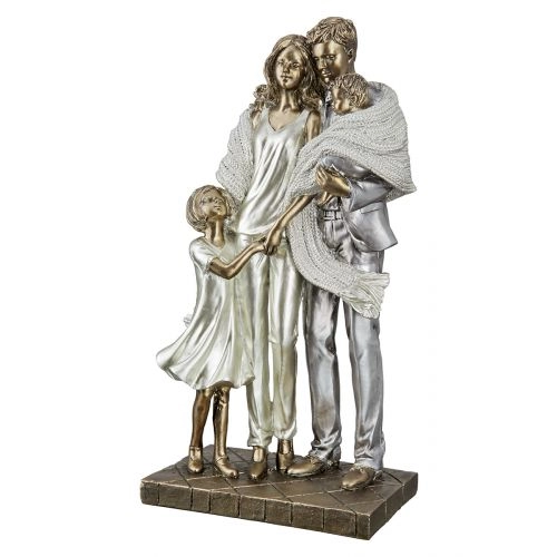 UKRASNA FIGURA FAMILY GILDE 8X15X26 CM 37431