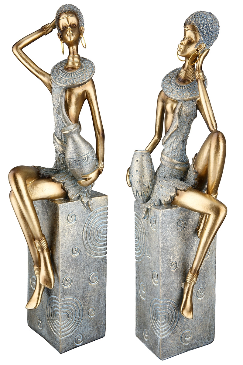 UKRASNA FIGURA WOMEN GILDE 10X7X33 CM 37831
