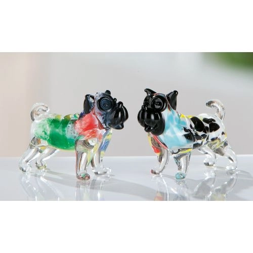 STAKLENA FIGURA BULDOG GILDE 1,5X5,5X4 CM 51915