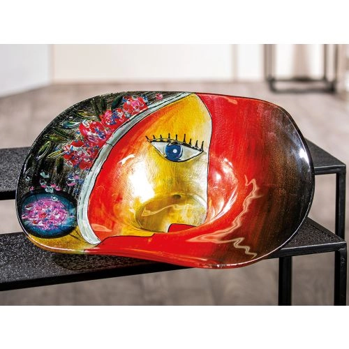 STAKLENA ČINIJA CLOE GILDE 10X46,5 CM 52074