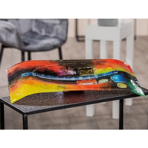 STAKLENA ČINIJA CLASSICO GILDE 18,5X32X6,5 CM 52440