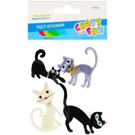 STIKERI OD FILCA MAČKE EURO-TRADE 480890 4/1