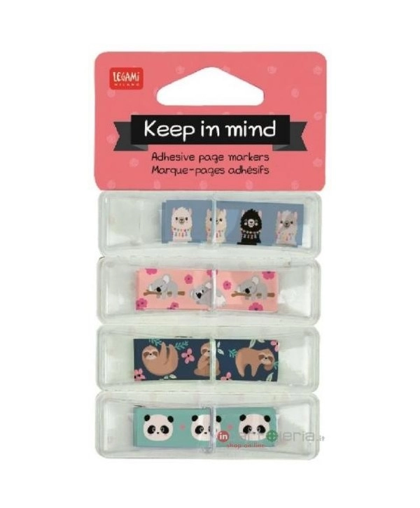 OZNAČIVAČ STRANICE LEGAMI KEEP IN MIND CUTE ANIMALS KIMKIT4 1/12