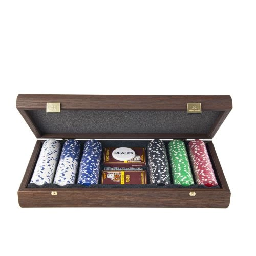 POKER SET MANOPOULOS 300PCS 39X22CM PXL20.300