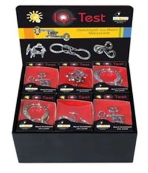 IQ-TEST FRIDOLIN BOX II METALL BRAIN TEASER LARGE 17433