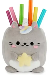 ČAŠA ZA OLOVKE BALVI FLUFFY KAWAII GRAY 27875