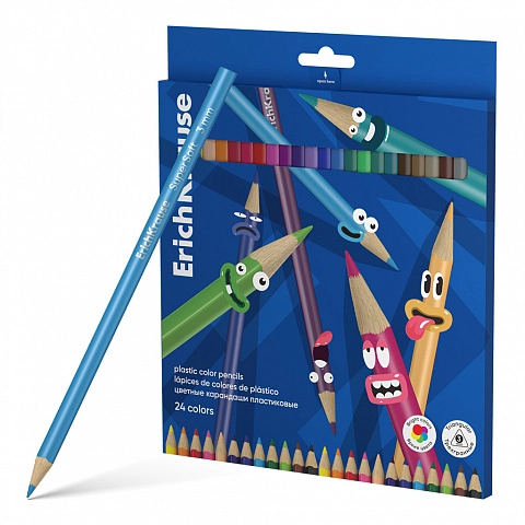 PLASTIČNE BOJICE ERICHKRAUSE COLOR FRIENDS 3MM 61806 24/1