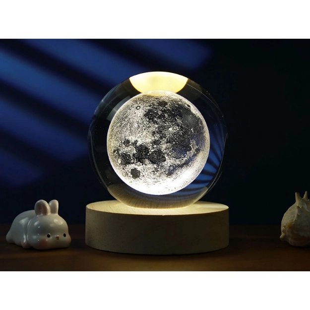 LAMPA TOTAL CRYSTAL BALL MEDIUM MOON XL2713A