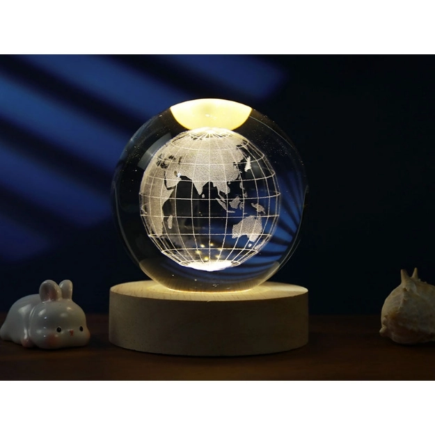 LAMPA TOTAL CRYSTAL BALL MEDIUM EARTH XL2712A