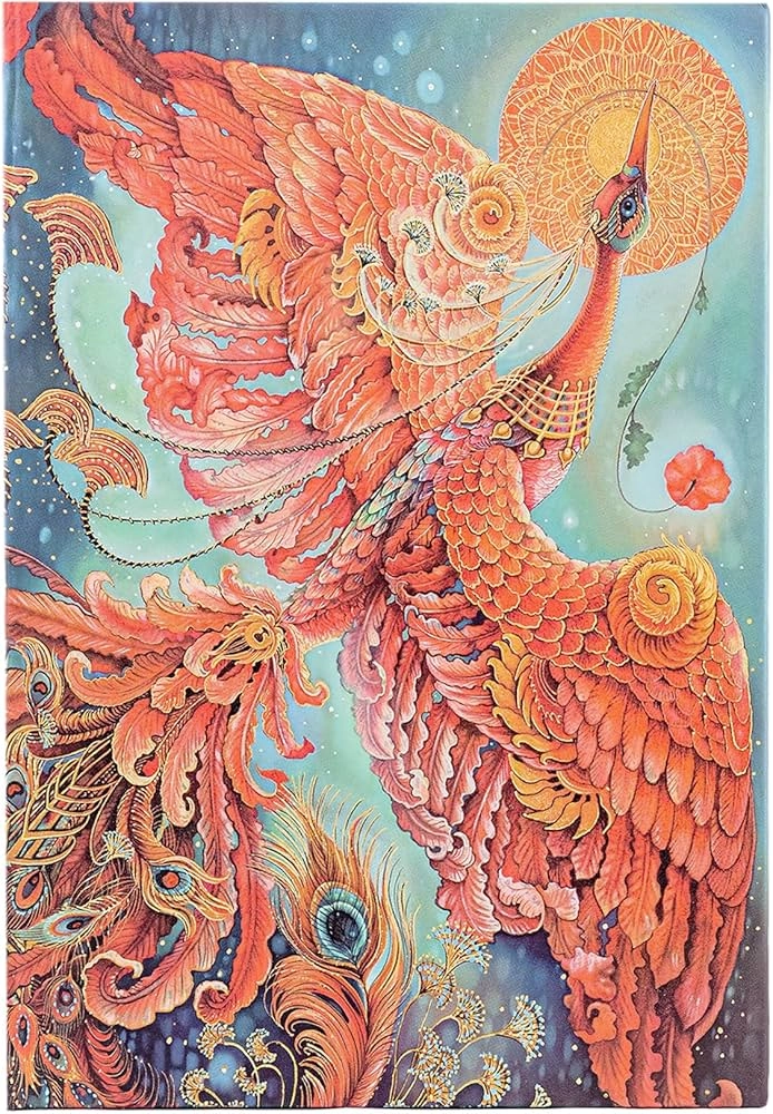 ROKOVNIK PAPERBLANKS FIREBIRD MIDI LINED PB9681-8