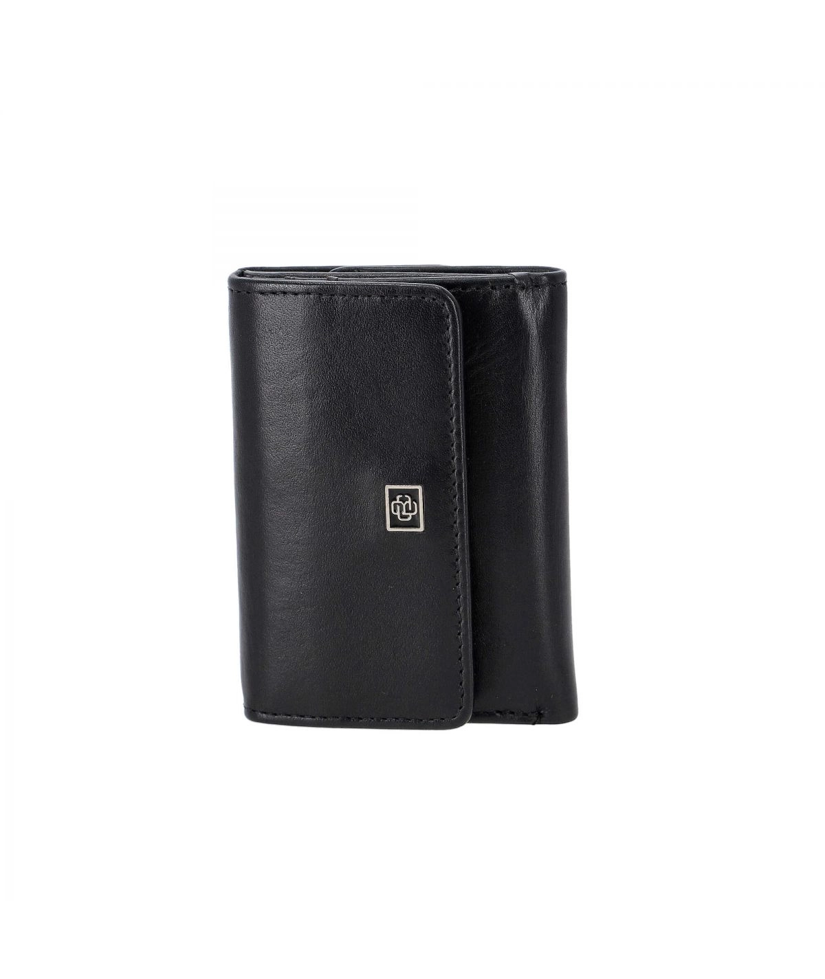 NOVČANIK ŽENSKI MANAL SICILIA ČRNA COW FLAT NAPPA CBCFN-100323-BL