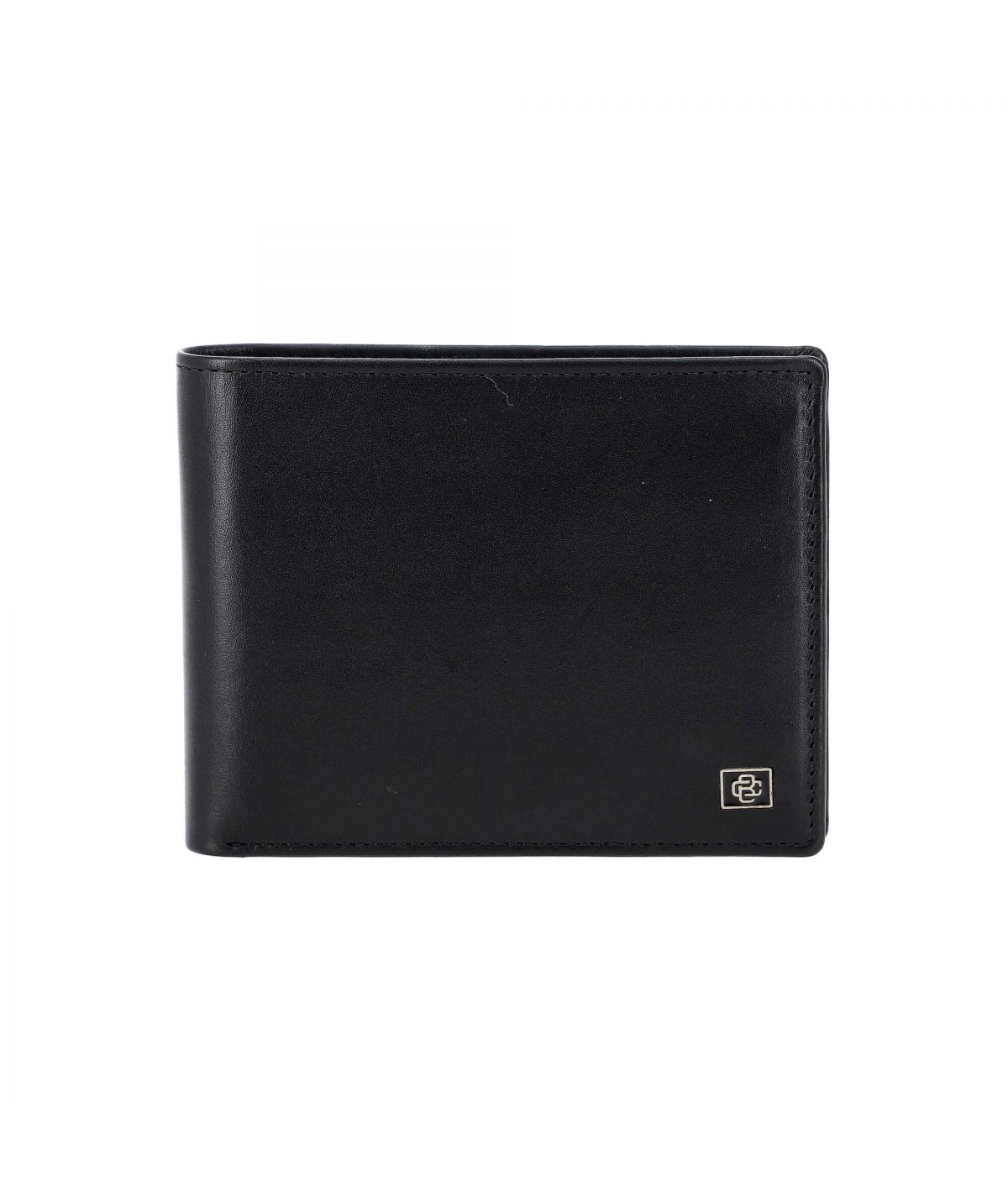 NOVČANIK MUŠKI MANAL LAZIO CLASSICA ČRNA COW FLAT NAPPA CBCFN-190323-BL