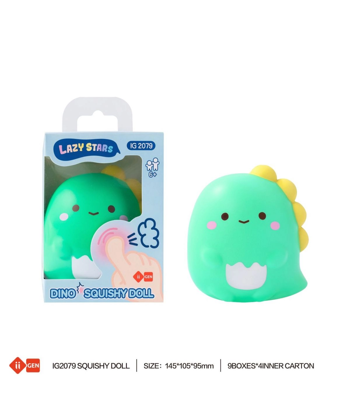 IGRAČKA MANAL SKVIŠI SQUISHI DINOZAVER LAZY STARS IG2079