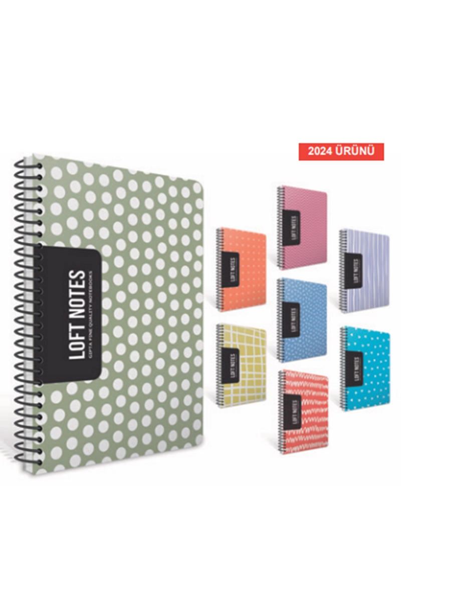 SVESKA SPIRALA A4 80L KARO GIPTA LOFT NOTES 7063