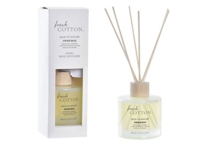 DIFUZER ITEM MIKADO GLASS 8X8X10 200 ML, WHITE VE-195504