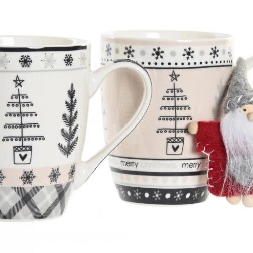 NOVOGODIŠNJE ŠOLJE SET ITEM 12X8X10 360ML, 2 MOD NV-197434 2/1