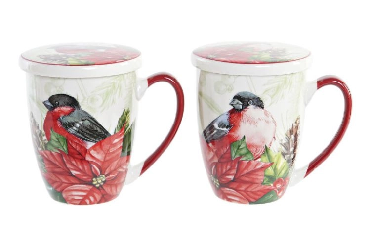 ŠOLJA ZA ČAJ ITEM PORCELAIN INOX 12X9X11 380ML, 2 MOD NV-197446