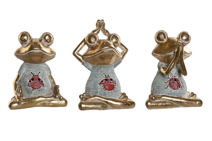 UKRASNA FIGURA ITEM 12X8,7X15,5 FROG YOGA DECAPE 3 MOD FD-205783