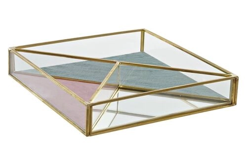 KUTIJA ZA NAKIT ITEM 20X20X3,5 VELVET GREEN LD-206401