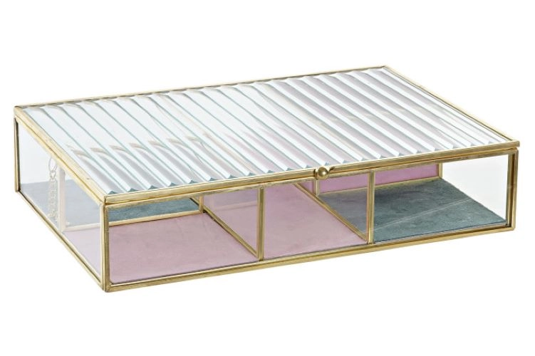 KUTIJA ZA NAKIT ITEM  25X17X5,5 VELVET GOLDEN LD-206402